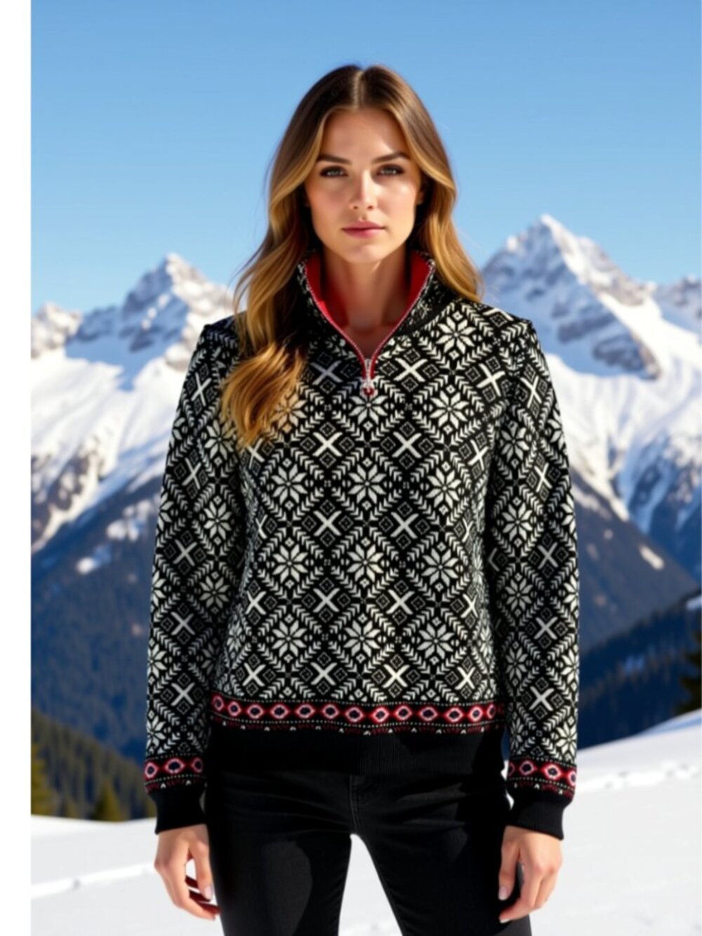 Cambridge Dry Goods Nordic Sweater Size M (L4)